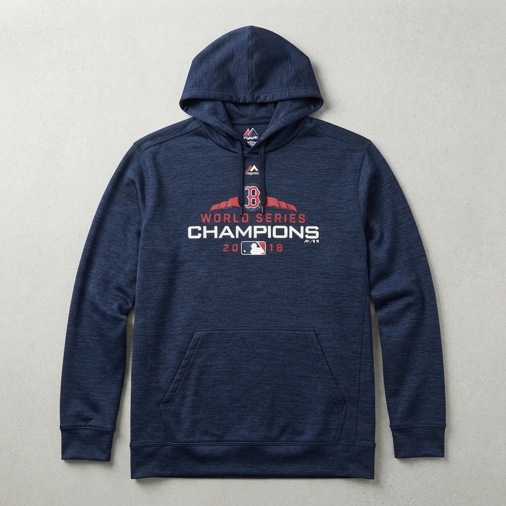 Majestic Boston Red Sox 2018 World Series Champions Streak Hoodie XL NVY